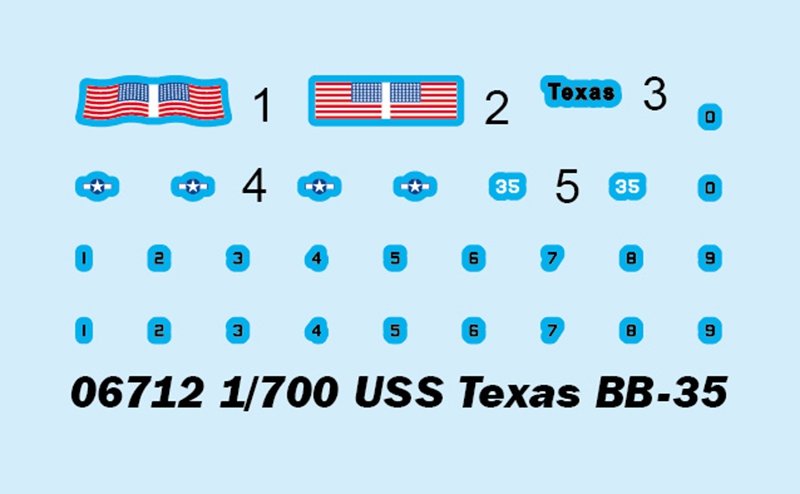 Trumpeter 06712 USS Texas BB-35 1/700 – Bild 5