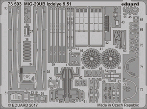 Eduard 73593 MiG-29UB Izdelye 9.51 TRUMPETER 1/72 – immagine 2