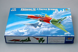 Trumpeter 02815 Chinese PLAAF FC-1 Fierce Dragon (Pakistan JF-17 Thunder) 1/48 – imagen 2