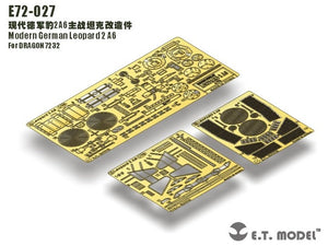 Maquette ET E72-027 Leopard 2 A6 allemand moderne pour DRAGON 7232 au 1/72 – image 4
