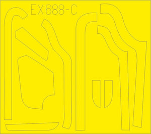 Eduard EX688 B-17G antiglare panels (VE production) 1/48 HKM – imagen 3