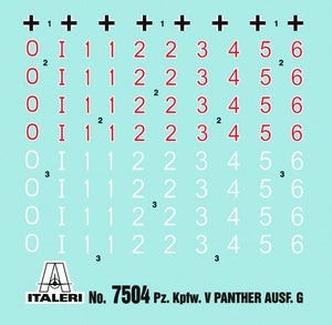 Italeri 7504 PZ. KPFW. V PANTHER AUSF.G 1/72 – immagine 7