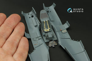 Quinta Studio QD48420 Bf 109K-4 3D-Printed &amp;amp; coloured Interior on decal paper (Eduard) 1/48 – immagine 10