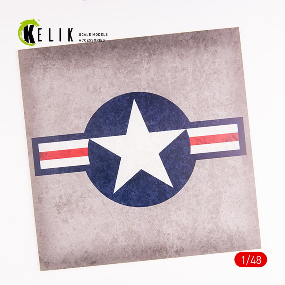 KELIK KS48027 US Roundel - Acrylic 3 mm (240 x 240 mm) (190g) 1/48 – imagen 4