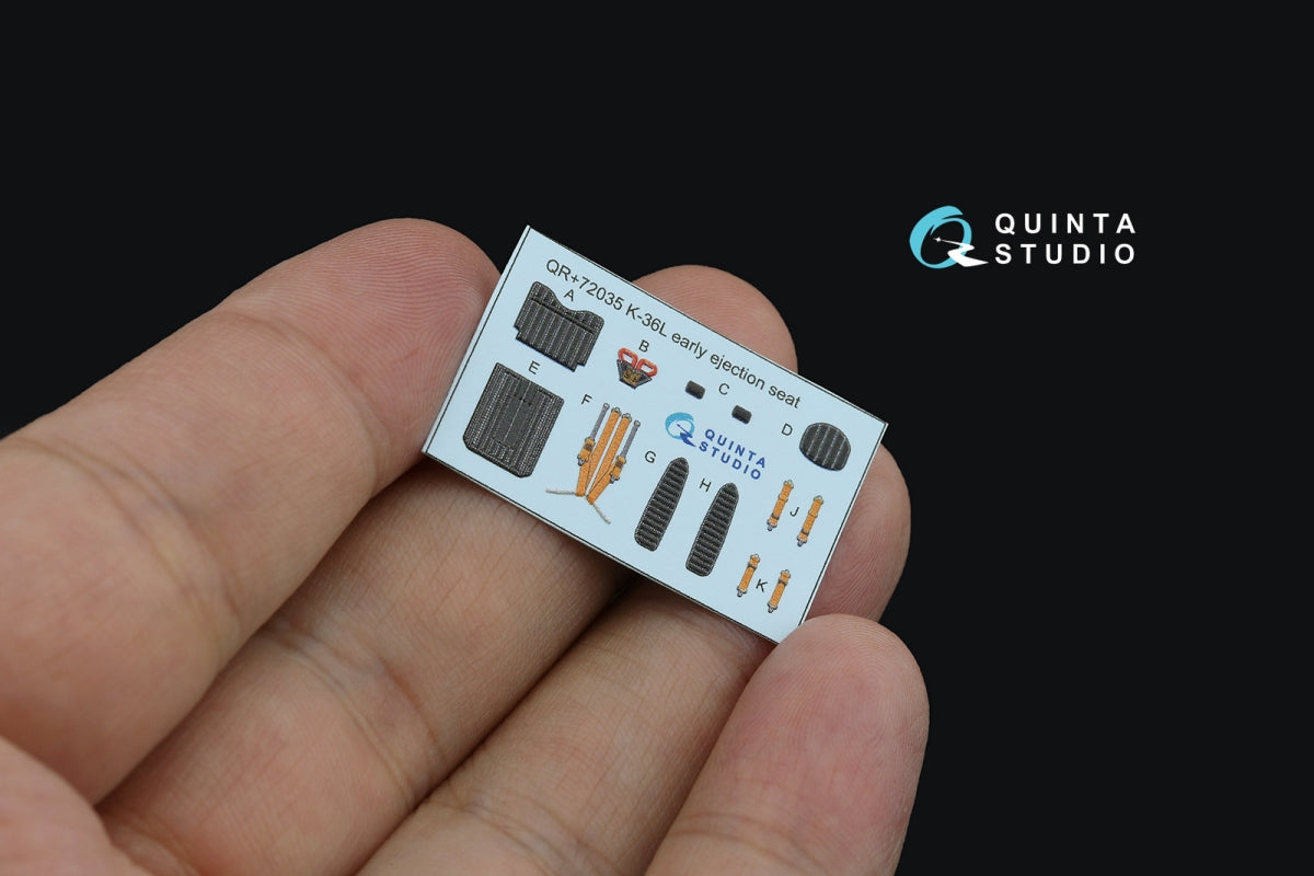 Quinta Studio QR+72035 K-36L (early) ejection seat (for Su-25 aircraft until 2007) (All kits) 1/72 – imagen 3