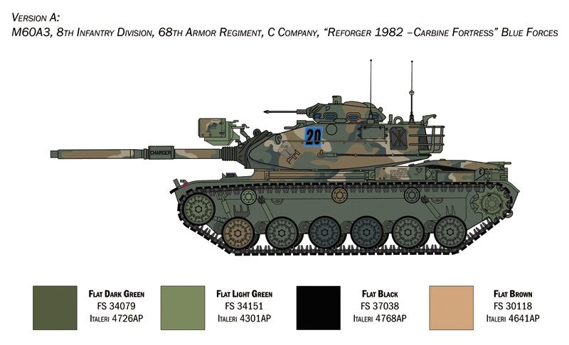 Italeri 6582 M60A3 1/35 – imagen 7