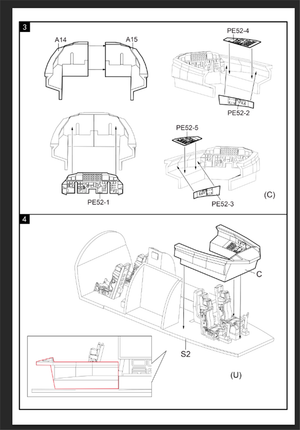 Modelcollect UA72200 B-52H U.S. Stratofortress strategic Bomber 1/72 – imagen 21