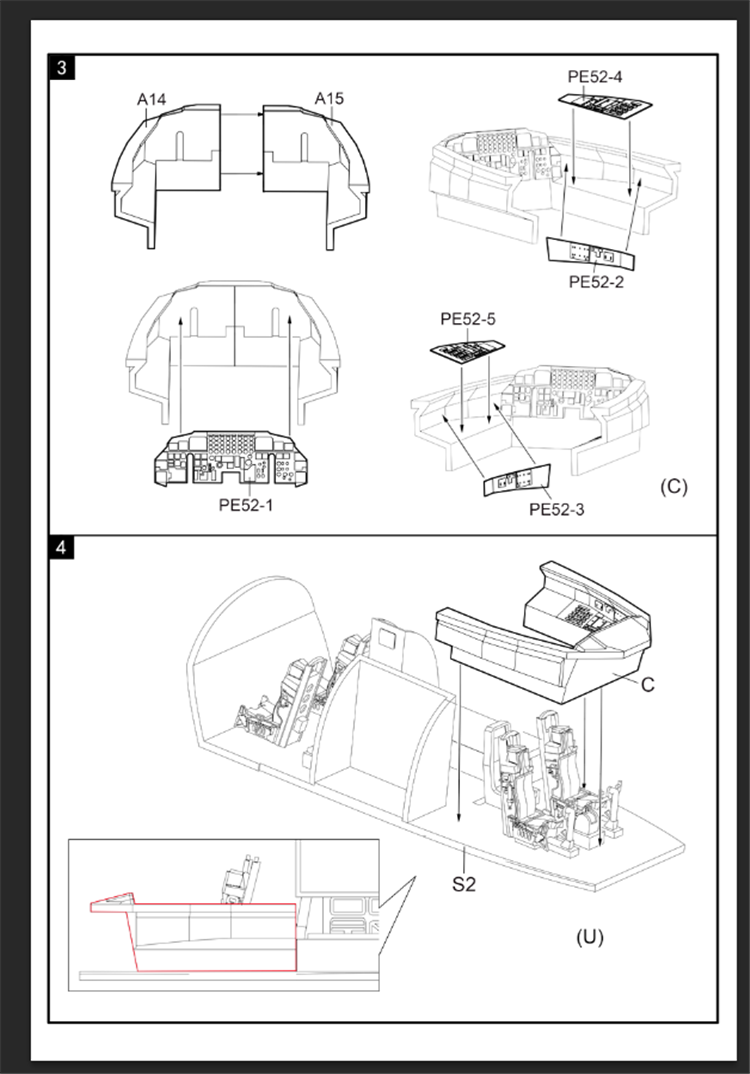 Modelcollect UA72200 B-52H U.S. Stratofortress strategic Bomber 1/72 – imagen 21