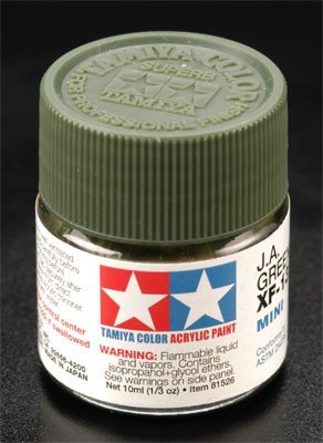 Tamiya XF13 J.A. Green (81713) Acrylic paint 10ml – immagine 3