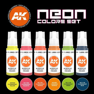 AK Interactive AK11610 3G NEON COLORS SET – imagen 2