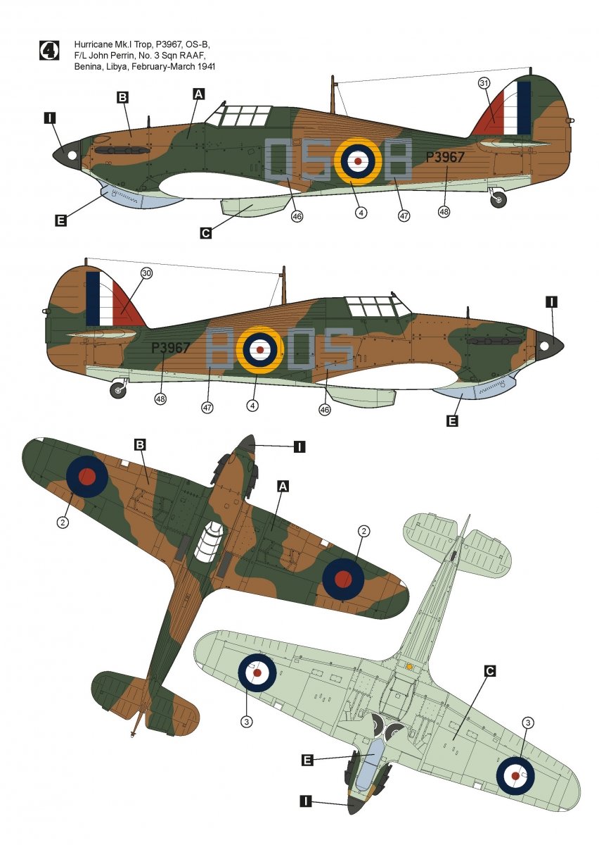 Hobby 2000 48014 Hawker Hurricane Mk.IA Trop 1/48 – zdjęcie 4