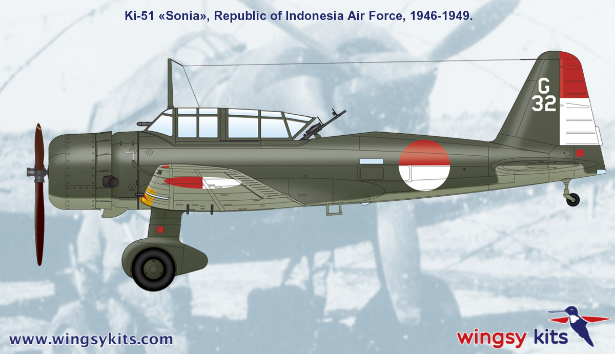 Maquette Wingsy Kits D5-06 IJA Type 99 Ki-51 « Sonia » dans d&amp;#39;autres armées, échelle 1/48 – image 11
