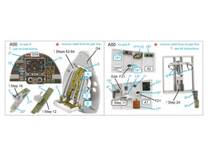 Quinta Studio QD32210 Westland Whirlwind F Mk.I 3D-Printed &amp;amp; coloured Interior on decal paper (Special Hobby) 1/32 – zdjęcie 2