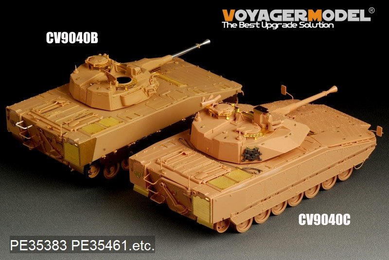 Maquette Voyager PE35461 CV90-40C VCI suédois moderne avec blindage complet pour HOBBYBOSS 82457 1/35 – image 15