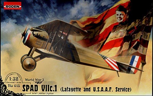 Roden 615 SPAD VII.c Lafayette and U.S.A.A.F service 1/32
