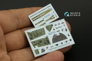 Intérieur imprimé en 3D et coloré sur papier décalcomanie pour la famille Hawker Hurricane (Airfix) - Quinta Studio QD48287 - Échelle 1/48 – image 11