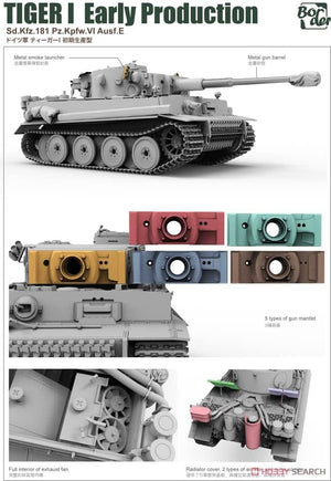 Border Model BT-010 Tiger I Early Production Sd.Kfz.181 Pz.Kpfw.VI Ausf.E 1/35 – image 7