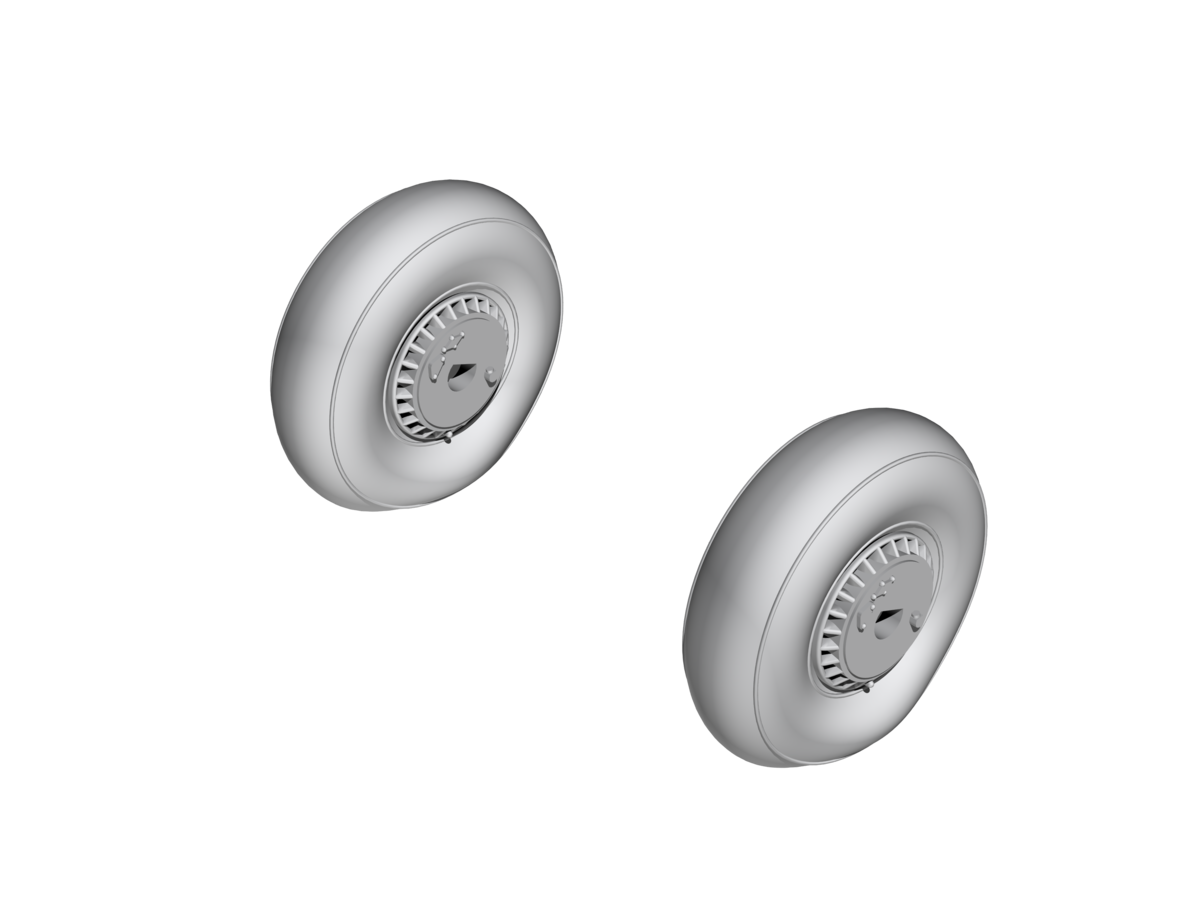 CMK Q48364 Reggiane Re 2005 Main Wheels 1/48