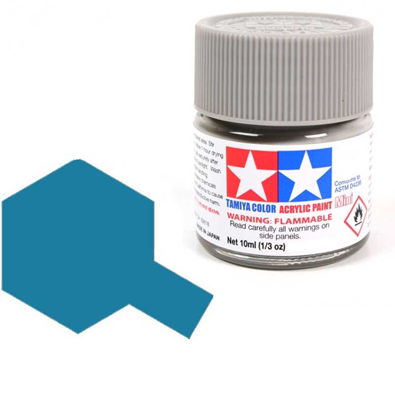 Peinture acrylique Tamiya XF18 Bleu moyen (81718) 10 ml