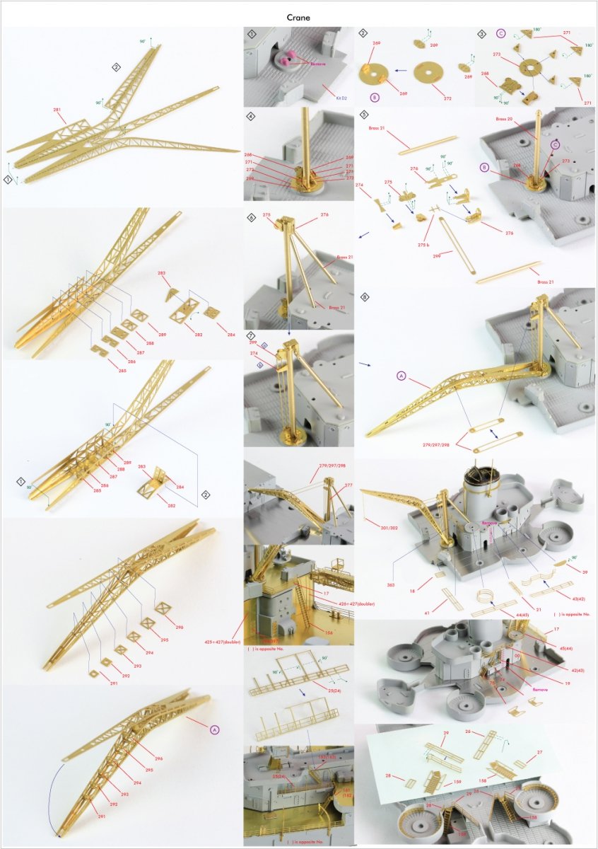 Pontos 37017F1 USS CA-35 Indianapolis 1945 Detail Up Set ADVANCED 1/350 – Bild 4