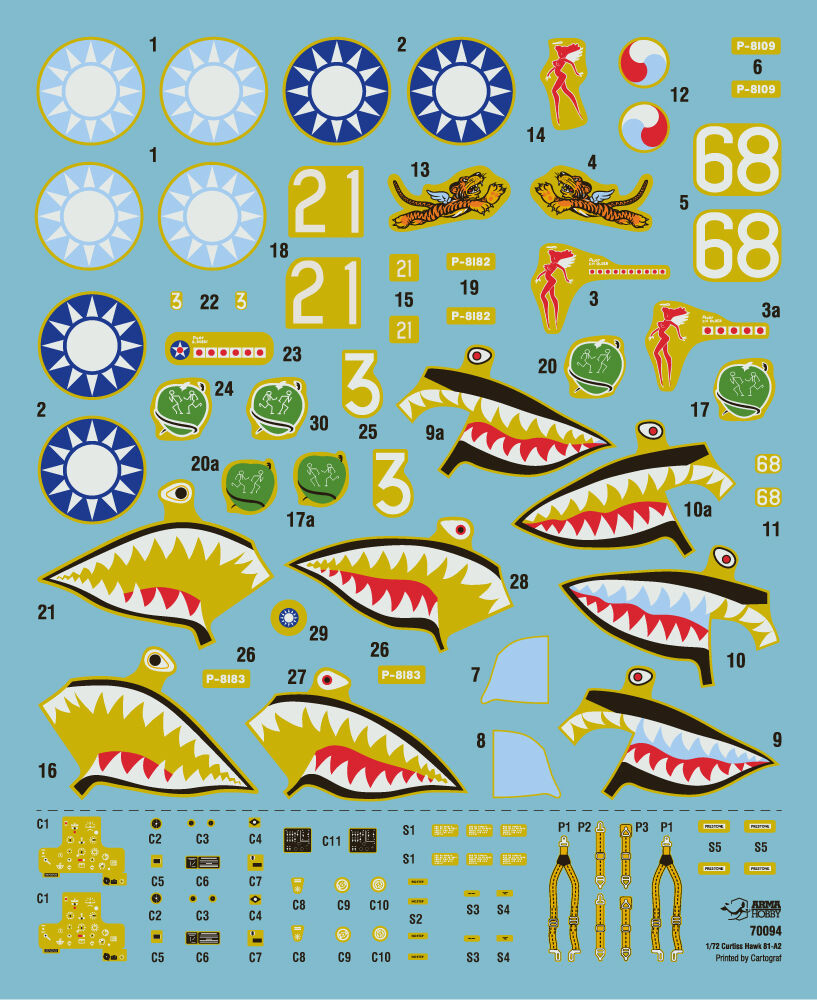 Arma Hobby 70094 Curtiss Hawk 81-A2 Flying Tigers 1/72 – image 7