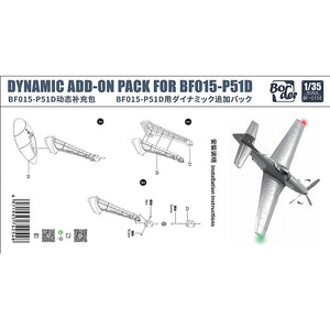 Border Model BF-015E Dynamic Add-On Pack for North American P-51D Mustang 1/35 – Bild 2