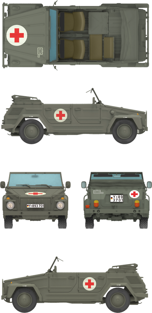 Das Werk DW35044 Kurierwagen Typ 181 Standard Version 1/35 – image 6