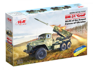 ICM 72707 BM-21 Grad MLRS of the Armed Forces of Ukraine 1/72 – zdjęcie 2