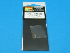 Aber A48 002 Jeu de 2 canons pour mitrailleuses d&amp;#39;avion allemandes MG 17 de 7,92 mm (1/48) – image 5