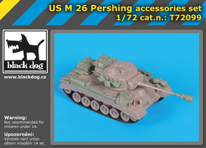 Black Dog T72099 US M26 Pershing accessories set for Trumpeter 1/72 – imagen 2