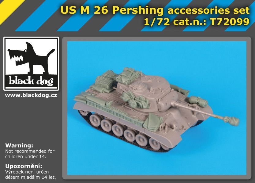 Black Dog T72099 US M26 Pershing accessories set for Trumpeter 1/72 – imagen 2