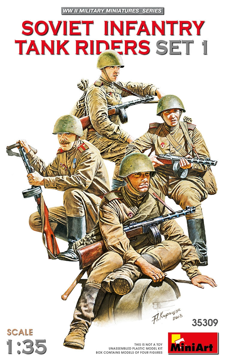 MiniArt 35309 SOVIET INFANTRY TANK RIDERS SET 1 1/35 – imagen 2