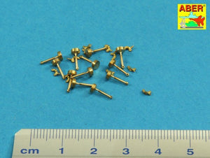 Aber 16105 Wing nuts with turned bolt x 12 pcs. 1/16 – immagine 2