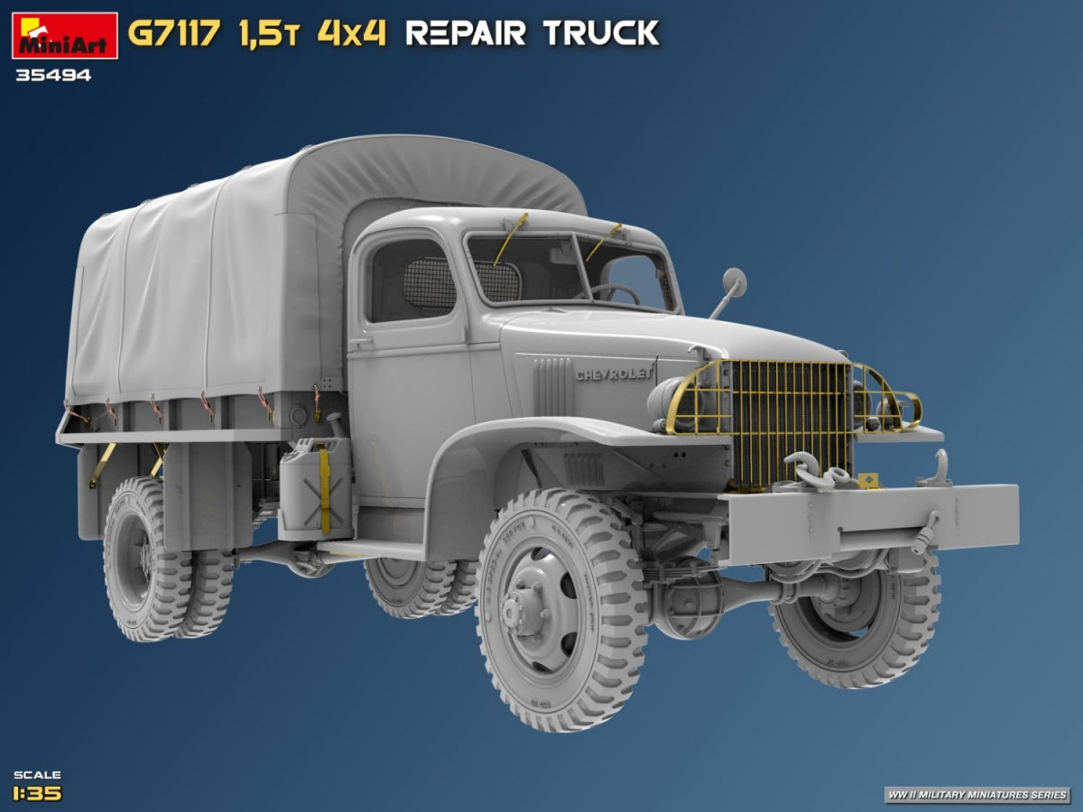 MiniArt 35494 G7117 1,5T 4x4 Repair Truck 1/35 – immagine 37