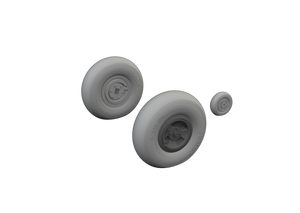 Eduard 624006 Spitfire Mk.VIII Wheels 4spoke AIRFIX 1/24