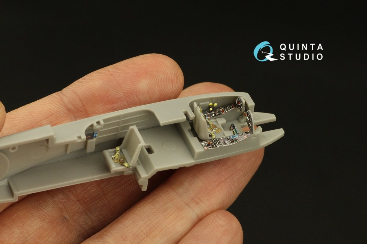 Quinta Studio QD72062 Me 410 3D-Printed &amp;amp; coloured Interior on decal paper (Fine Molds) 1/72 – imagen 11