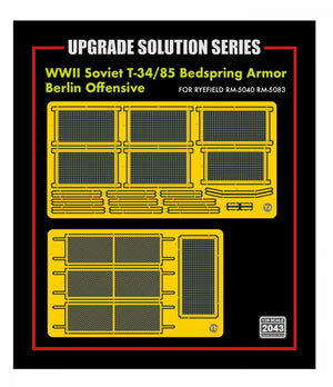 Rye Field Model 2043 T-34/85 Bedspring Armor (Berlin Offensive) for 5083 1/35 – immagine 2