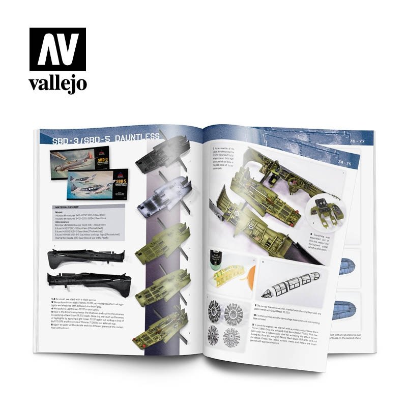 Vallejo 75024 WWII US NAVY Colors - ENGLISH/SPANISH – imagen 4