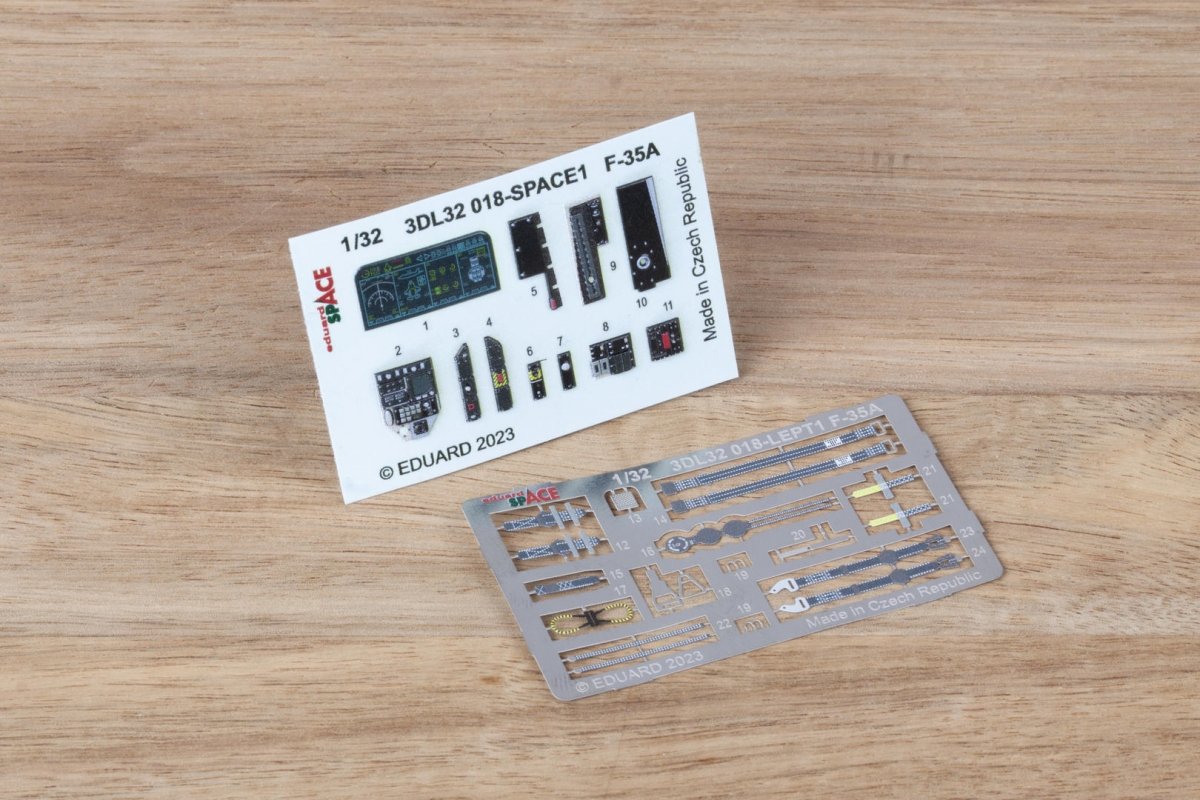 Eduard 3DL32018 F-35A SPACE TRUMPETER 1/32
