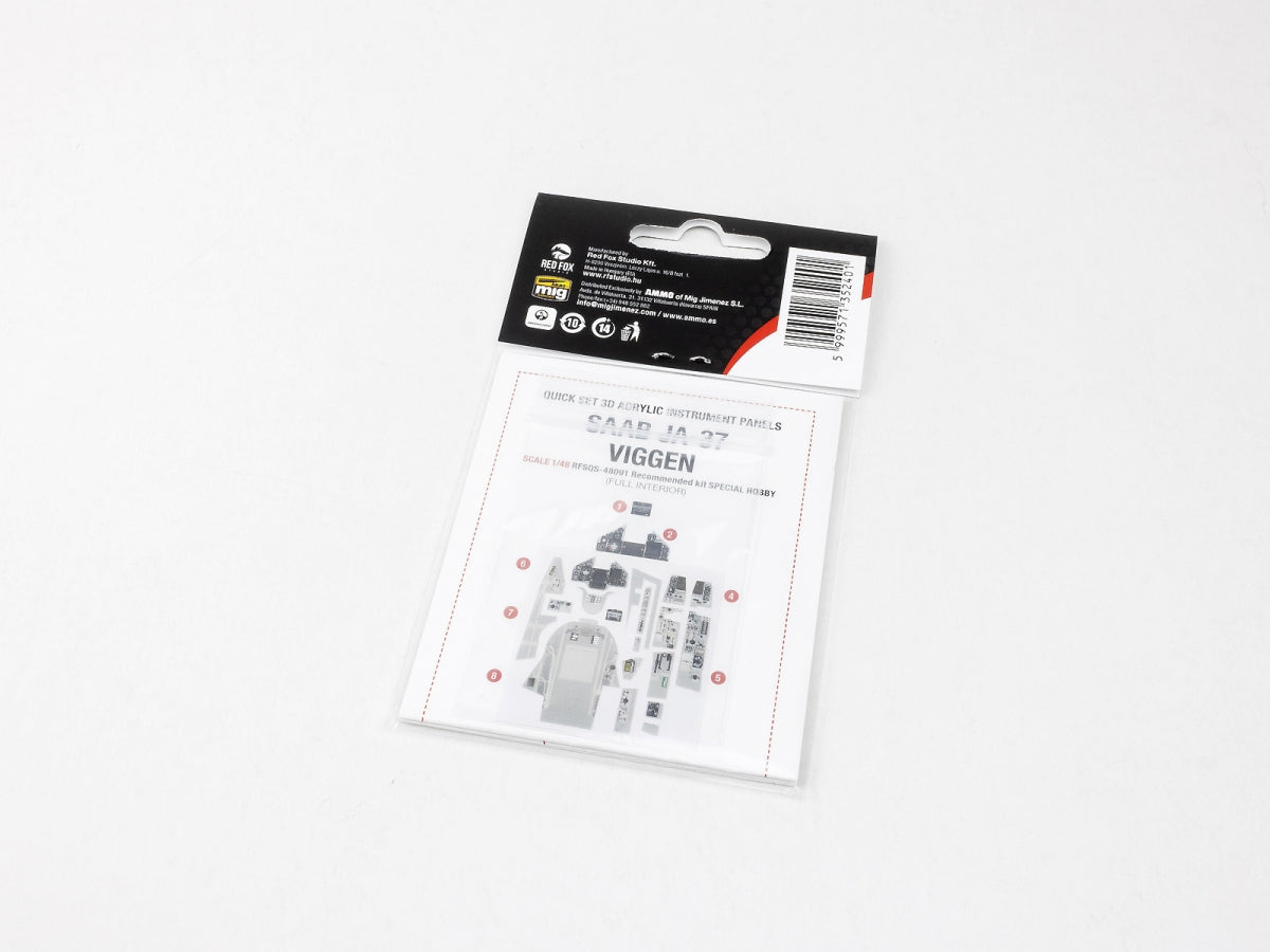 Red Fox Studio QS-48091 Saab JA-37 Viggen Special Hobby 1/48 – imagen 2