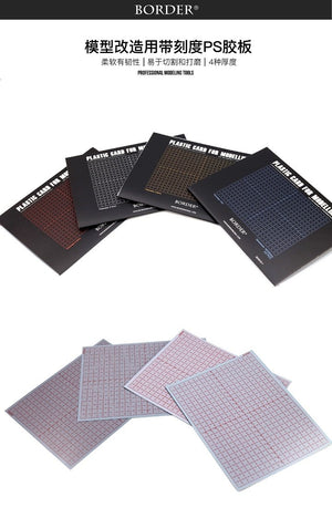 Border Model BD0010-0.5 Plastic card for Modelling 190x250 - 0.5mm ( 3 PSC )