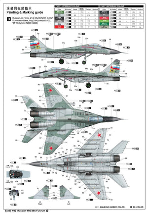 Trumpeter 03223 Russian MIG-29A Fulcrum 1/32 – Bild 4