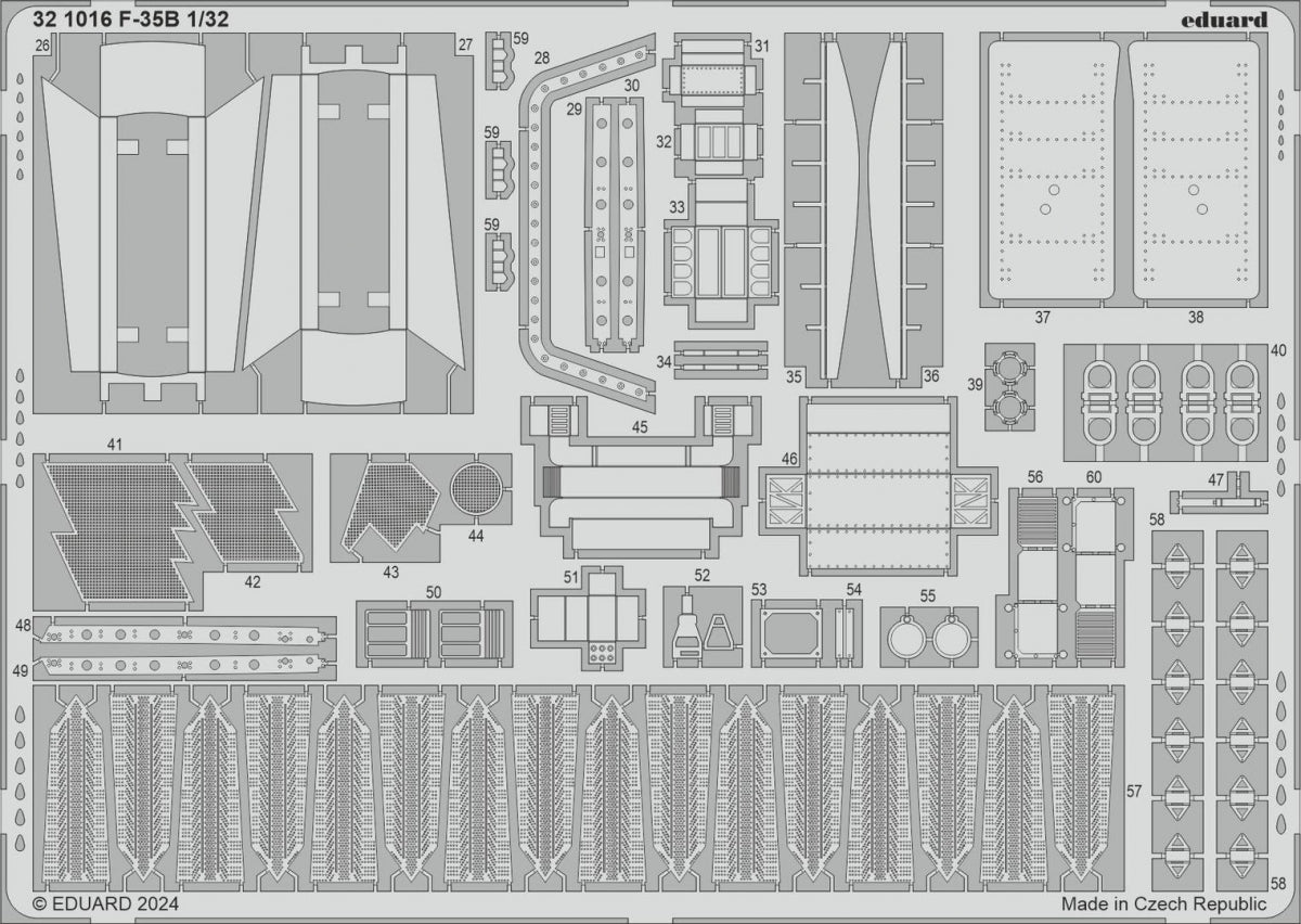 Eduard 321016 F-35B TRUMPETER 1/32 – imagen 2