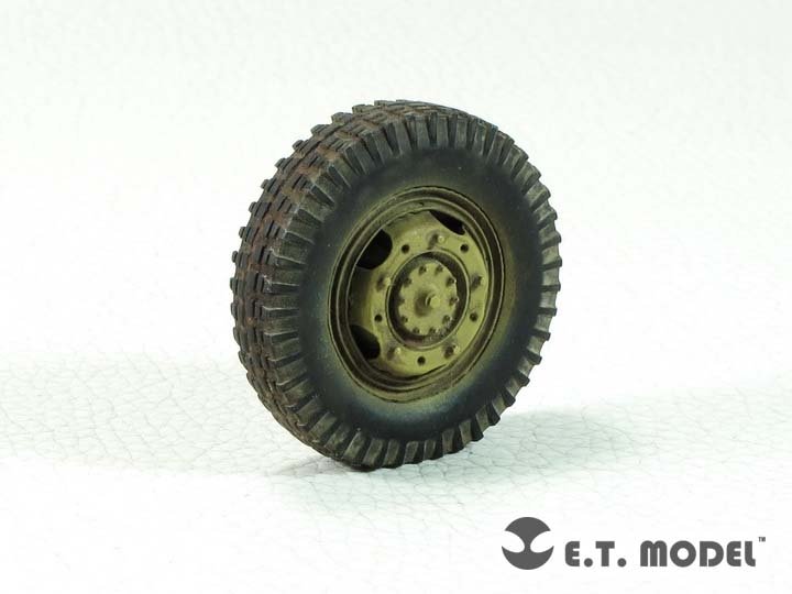 ET Model ER35-065 Roues de route lestées Type 1 pour Sd.Kfz.234 allemand de la Seconde Guerre mondiale pour DRAGON 1/35 – image 3