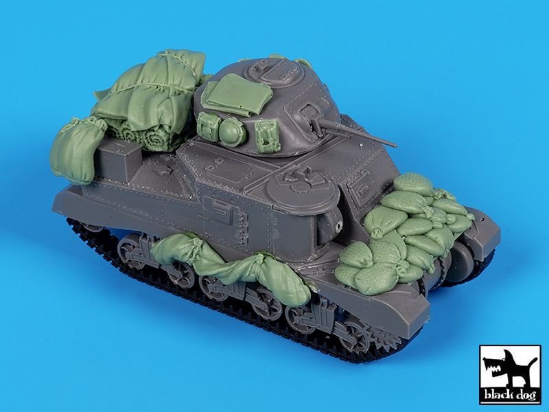 Ensemble d'accessoires Black Dog T72121 M 3 Grant pour Mirage Hobby 1/72