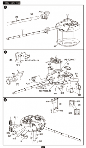 Modelcollect UA72193 Soviet T-80 Main Battle Tank 1970S-1990S N in1 1/72 – Bild 7