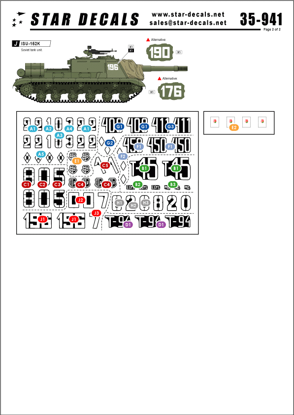 Star Decals 35-941 Soulèvement hongrois 1956 2 1/35  – image 2