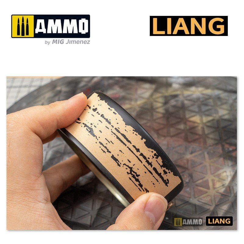 Liang 0009 Chipping Effects Airbrush Stencils – zdjęcie 8