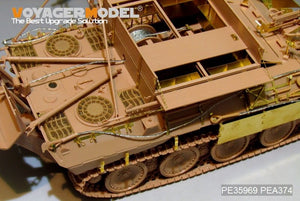 Voyager Model PE35969 WWII German Bergepanther Ausf.A (Early type,Panther A tool holders) Basic For MENG SS-015 1/35 – imagen 11