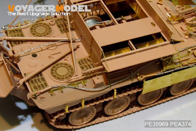 Voyager Model PE35969 WWII German Bergepanther Ausf.A (Early type,Panther A tool holders) Basic For MENG SS-015 1/35 – imagen 11